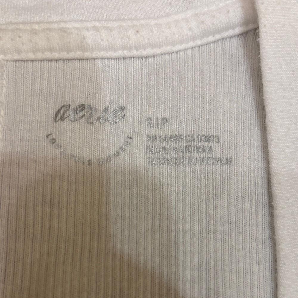 Aerie White Tank Top - Picture 2 of 2